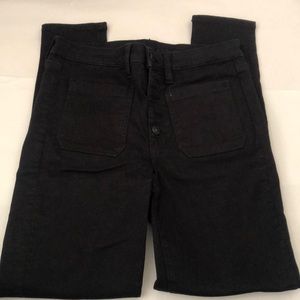 American Eagle Black Super High Rise Jegging - Size 10 Regular